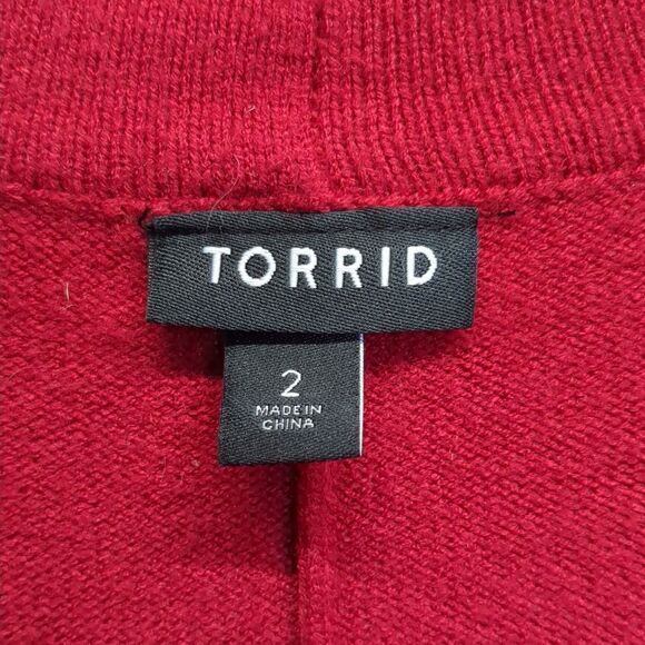 Torrid Longline Button Front Cardigan Sweater Womens Plus Size 2 18-20 - Picture 8 of 10